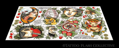 Tyler Harrington #10 16''x 20'' - tattooflashcollective