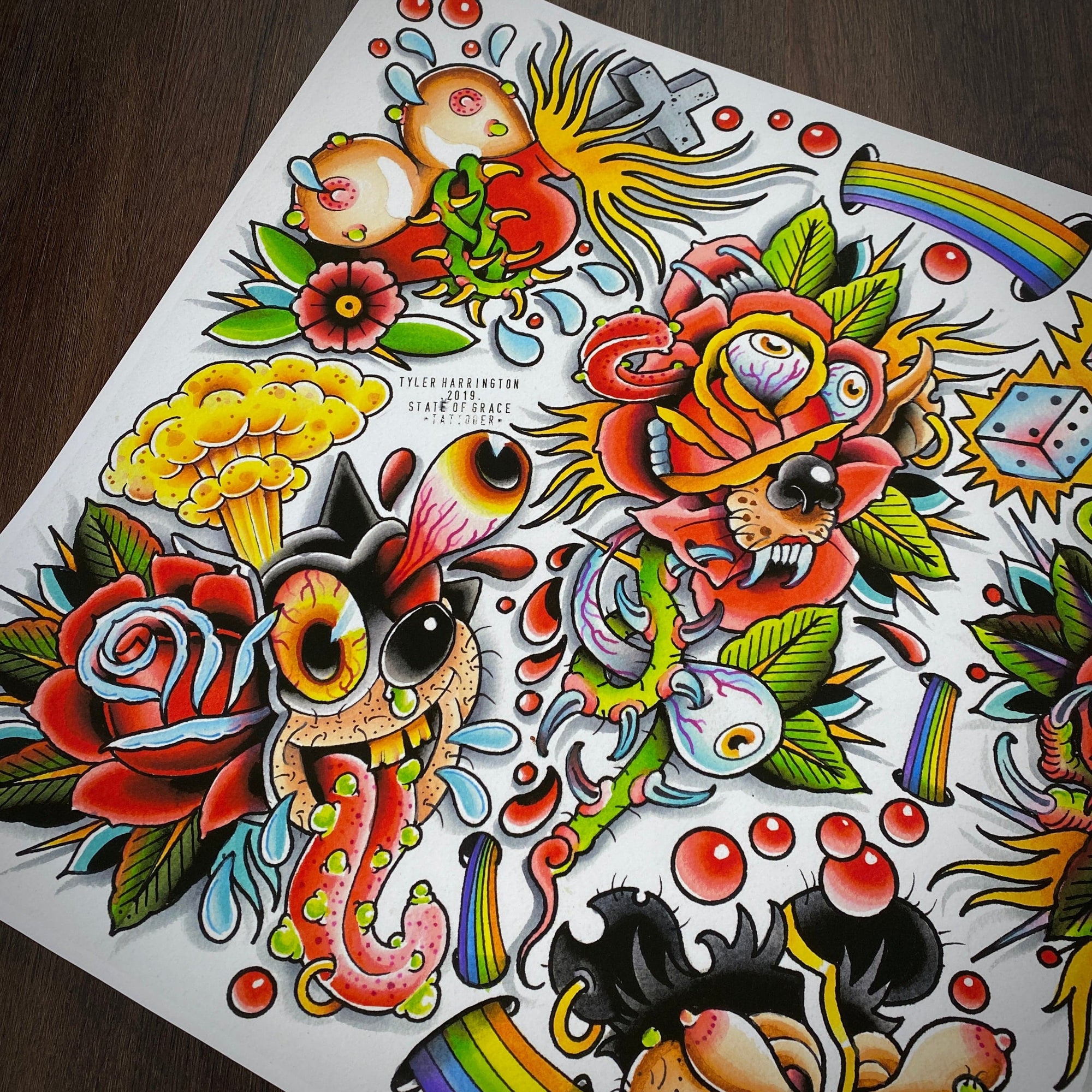 Tyler Harrington prints Tyler Harrington#3- 12"x16" or 18"x24"