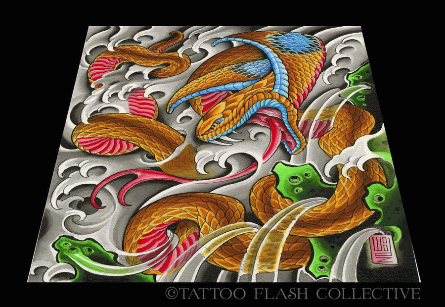 Woodz print#5 11''x14'' - tattooflashcollective