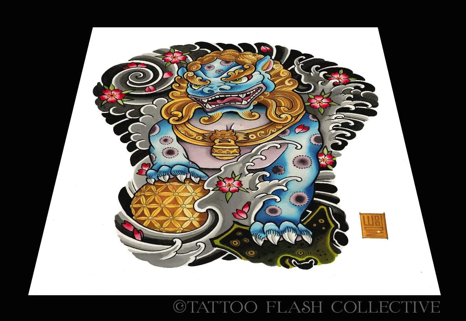 Woodz print#4 18"x24" - tattooflashcollective